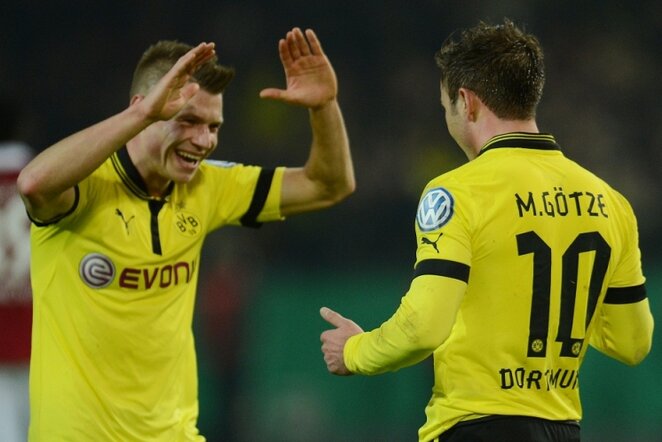 „Borussia“ džiaugiasi pirmu įvarčiu | AFP/Scanpix nuotr.