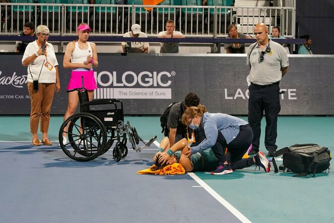 Biancos Andreescu trauma | Scanpix nuotr.