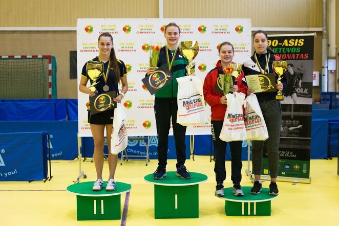 Čempionato prizininkės | Organizatorių nuotr.