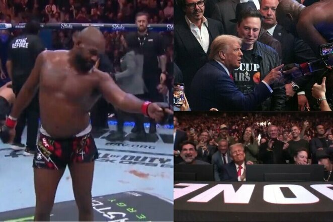 Jonas Jonesas ir Donaldas Trumpas | „Scanpix“ ir instagram.com nuotr.