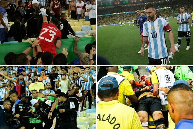 Brazilijos ir Argentinos rungtynių akimirkos | Scanpix nuotr.
