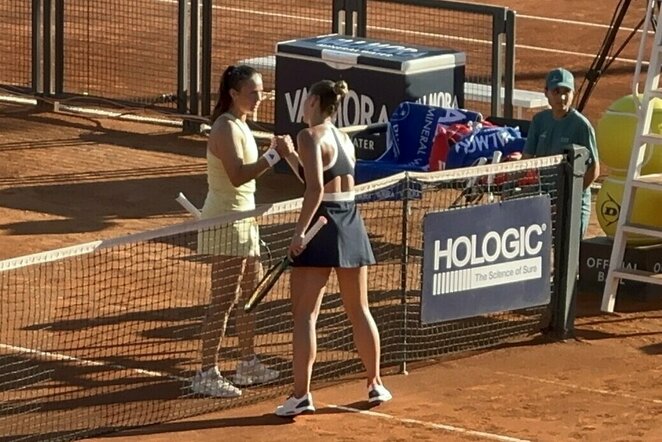 Darija Kasatkina ir Marta Kostiuk | „X“ nuotr.