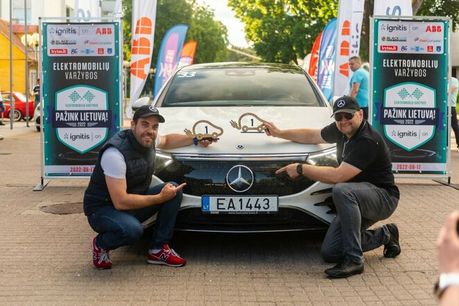 Elektromobilių varžybos „Ignitis ON: pažink Lietuvą!“ | Organizatorių nuotr.