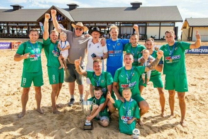„Kauno Žalgiris“ apgynė paplūdimio futbolo taurės titulą | Organizatorių nuotr.