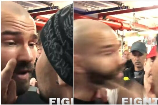Artiomas Lobovas ir Paulie Malignaggi | Youtube.com nuotr.