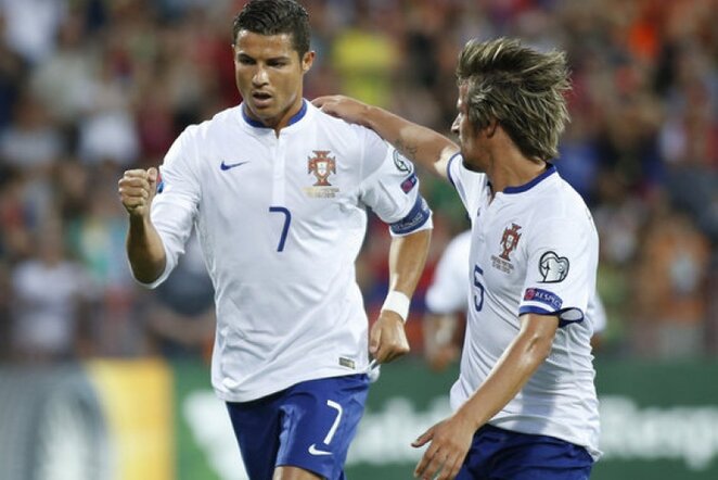 Cristiano Ronaldo įmušė tris įvarčius | Reuters/Scanpix nuotr.