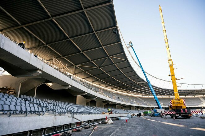 Dariaus ir Girėno stadione jau atlikta apie 85 proc. darbų | Organizatorių nuotr.