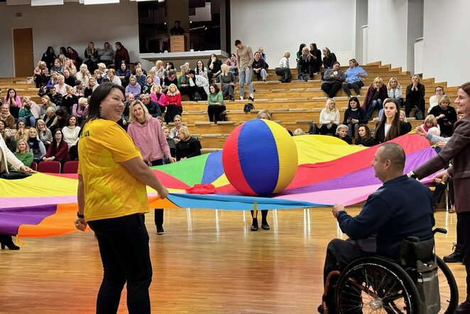 Paralimpinio judėjimo atstovai dalinsis patirtimi su Druskininkų ir Kėdainių mokytojais | Lietuvos paralimpinio komiteto nuotr.