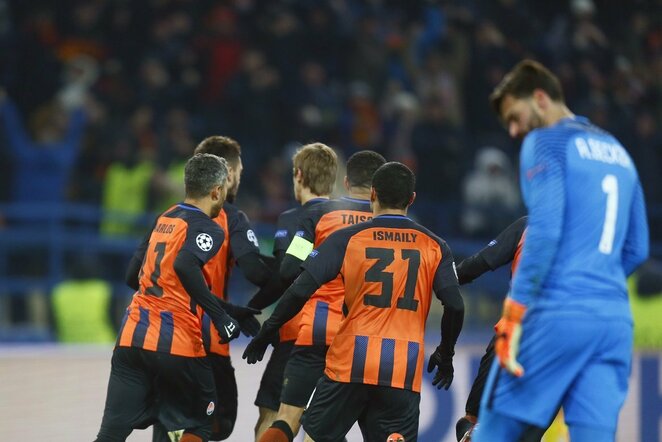 UEFA Čempionų lygos aštuntfinalis: Donecko „Shakhtar“ - „Roma“ (2018.02.21) | Scanpix nuotr.