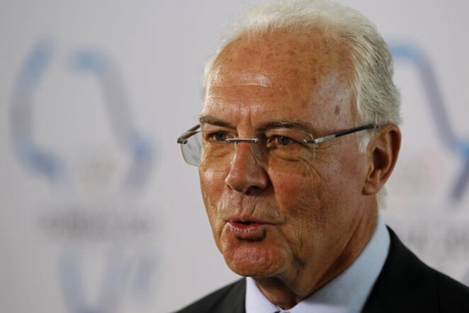 „Bayern“ garbės prezidentas Franzas Beckenbaueris | Reuters/Scanpix nuotr.
