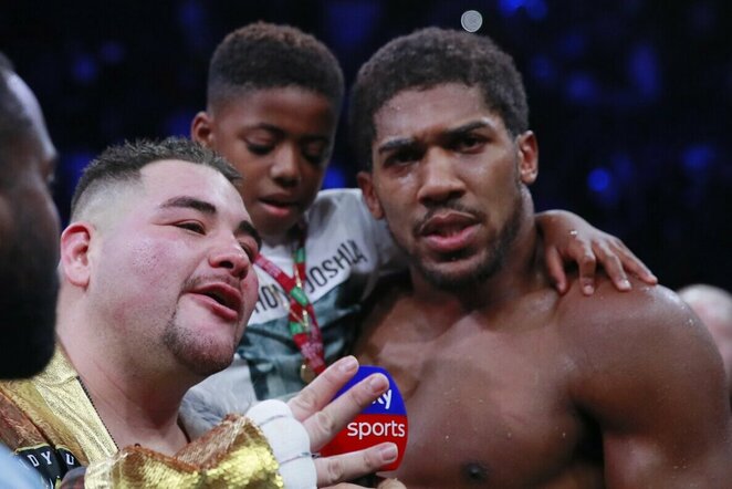 Andy Ruizas ir Anthony Joshua | Scanpix nuotr.