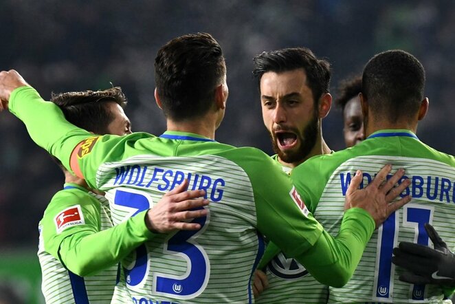 „Wolfsburg“ futbolininkų triumfas | Scanpix nuotr.