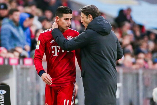 Jamesas Rodriguezas ir Niko Kovačas | Scanpix nuotr.