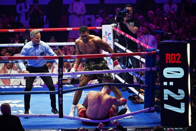Anthony Joshua ir Kristianas Prenga | Scanpix nuotr.