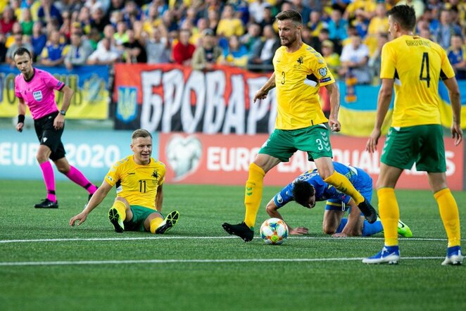 Lietuvių ir ukrainiečių rungtynės | Josvydo Elinsko / BNS foto nuotr.