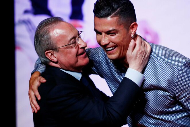 Florentino Perezas ir Cristiano Ronaldo | Scanpix nuotr.