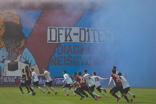 Dainavos ir Atmosferos rungtynių akimirka | D.Aleksyno/DFK Dainava nuotr.