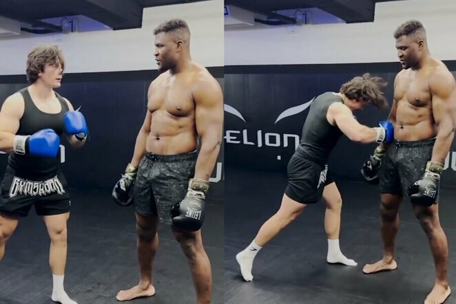 Willas Tennysonas ir Francis Ngannou | „Stop“ kadras