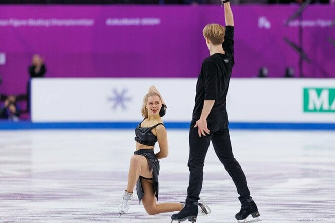 Paulina Ramanauskaitė ir Deividas Kizala | Eriko Ovčarenko / BNS foto nuotr.