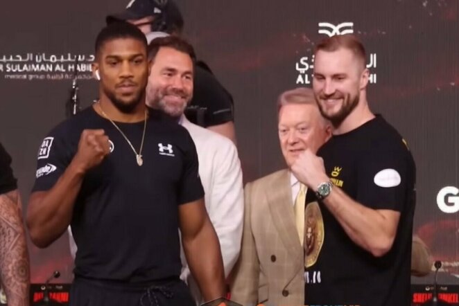 Anthony Joshua ir Otto Wallinas | „Stop“ kadras