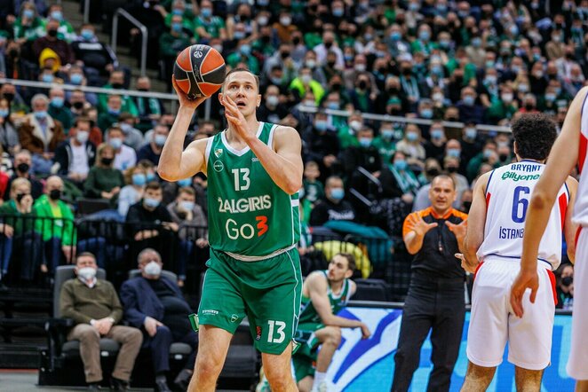 „Žalgiris“ – „Anafolu Efes“ rungtynių akimirka | Roko Lukoševičiaus/BNS Foto nuotr.