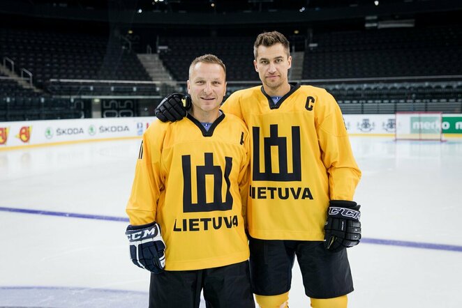 Darius Kasparaitis ir Dainius Zubrus | hockey.lt nuotr.