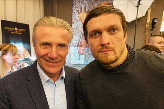 Sergejus Bubka ir Oleksandras Usykas | asmeninio archyvo nuotr.