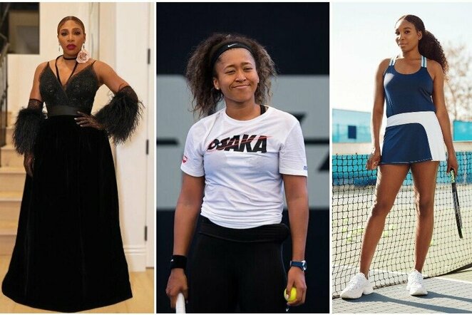Serena Williams, Naomi Osaka ir Venus Williams | Instagram.com nuotr