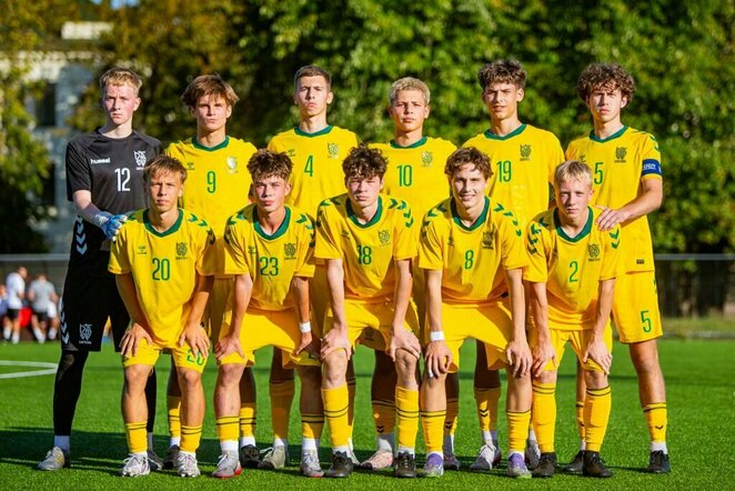 Lietuvos U-16 futbolo rinktinė | lff.lt nuotr.
