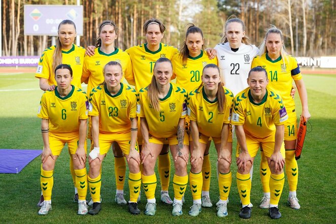 Lietuvos moterų futbolo rinktinė | Elvio Žaldario nuotr.