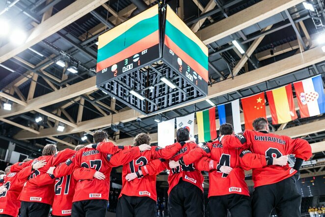 Lietuva – Estija rungtynių akimirka | IIHF nuotr.