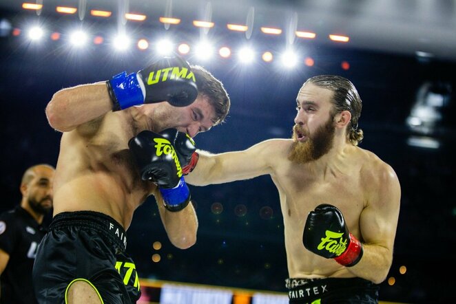 Dovydas Rimkus – Danyla Matiukov kovos akimirka | Teodoro Biliūno / BNS foto nuotr.