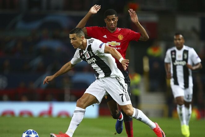 Cristiano Ronaldo ir Marcusas Rashfordas | Scanpix nuotr.