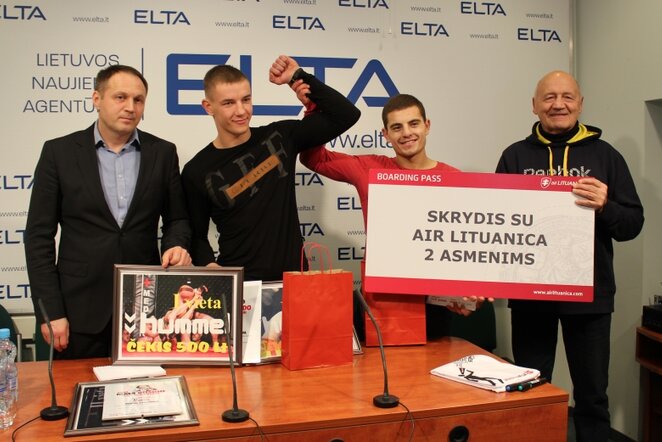 Iš kairės: D.Simanaitis, M.Stebuliauskas, I.Barysas ir R.Bagdonas | Sportas.lt/Dominyko Genevičiaus nuotr.