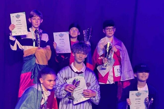 Lietuvos šokėjai – pasaulio „IDO Hip Hop“ ir „Popping“ vicečempionai bei finalininkai | Organizatorių nuotr.