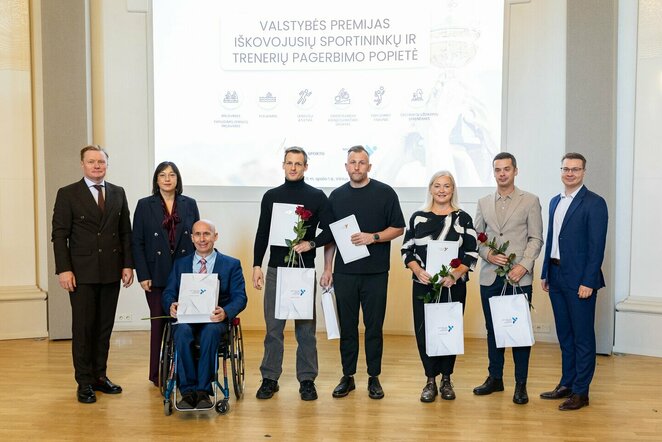 Pasaulio ir Europos čempionatų medalininkams – valstybės premijos | S.Čirbos nuotr.