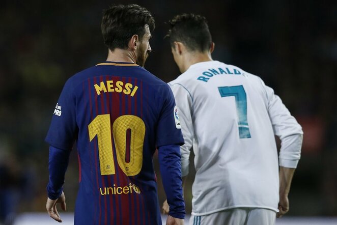 L.Messi ir C.Ronaldo | Scanpix nuotr.