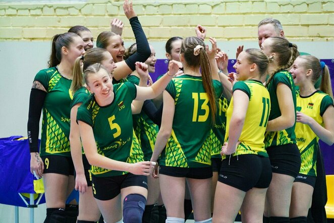 Lietuvių ir esčių rungtynės | CEV nuotr.