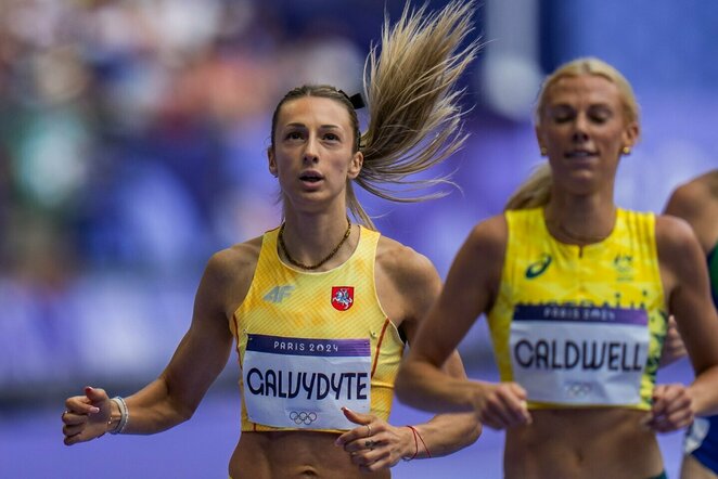 Gabija Galvydytė olimpiados paguodos bėgime | Vytauto Dranginio/LTOK nuotr.