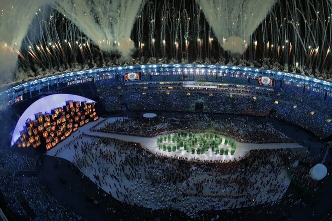 Rio de Žaneiro olimpinių žaidynių atidarymo ceremonija | Scanpix nuotr.
