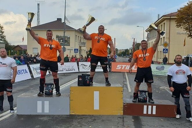 Lietuvos galiūnų čempionato prizininkai | Organizatorių nuotr.