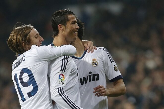 Cristiano Ronaldo džiaugiasi pelnytu įvarčiu | Reuters/Scanpix nuotr.