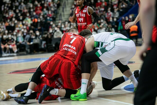 „Rytas“ – „Žalgiris“ rungtynių akimirka | Pauliaus Peleckio / BNS foto nuotr.