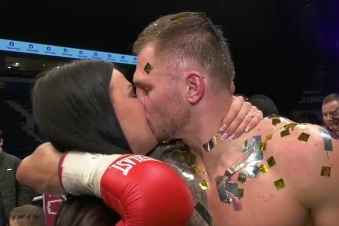 Sergejus Maslobojevas su žmona Airine | Youtube.com nuotr.