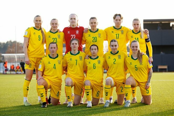 Lietuvos moterų futbolo rinktinė | Elvio Žaldario nuotr.