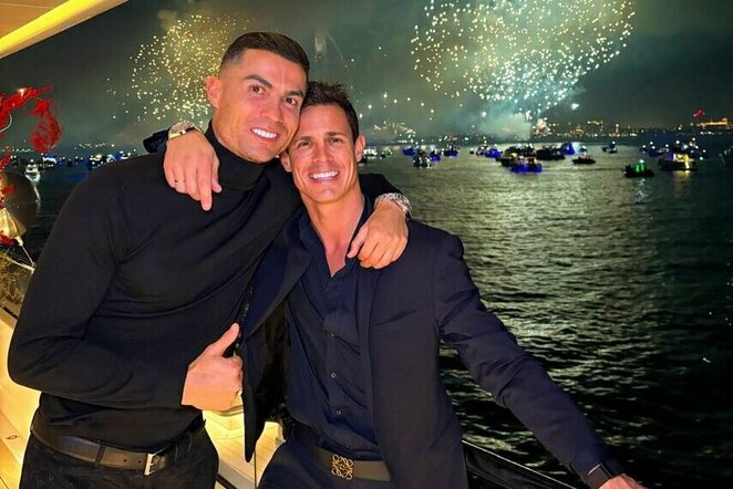 Cristiano Ronaldo ir Edu Aguirre | Instagram.com nuotr