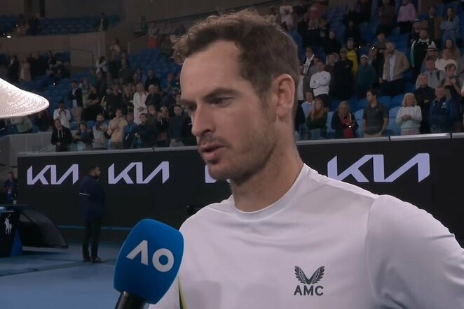 Andy Murray'us | „Stop“ kadras