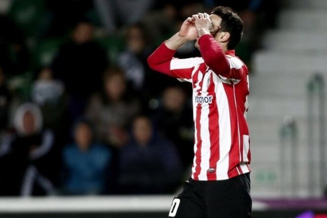 „Athletic“ puolėjo Aritzo Adurizo reakcija | AFP/Scanpix nuotr.