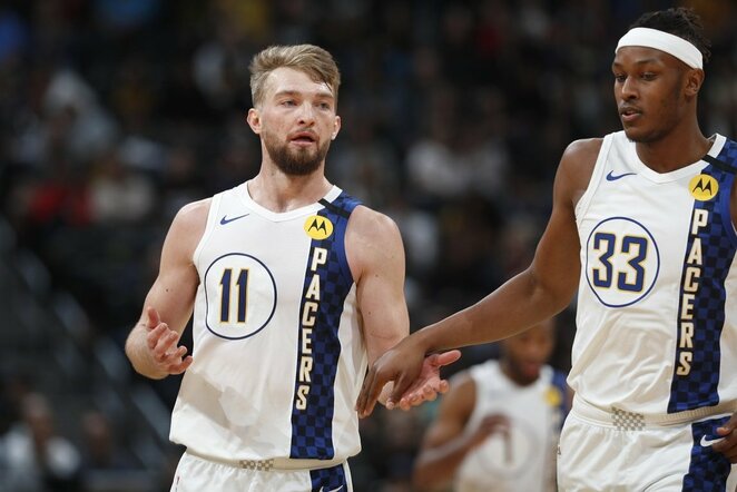 4. Domantas Sabonis – 18,5 tšk., 12,4 atk. kam., 5 rez. perd., 20,7 PER. Vidutinė metinė alga: 2,79 mln. Tikroji vertė: 99,94. | „Scanpix“ ir instagram.com nuotr.