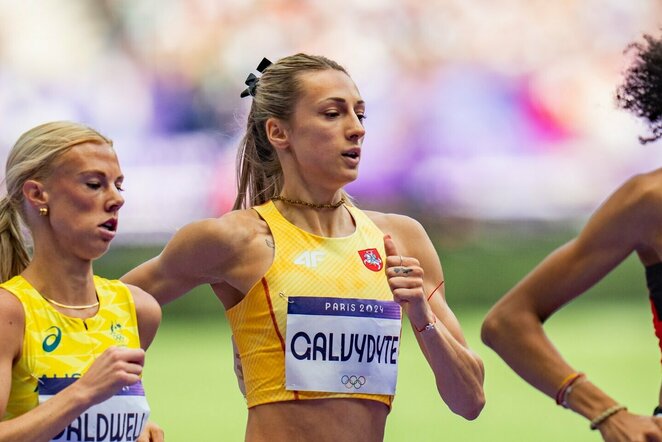 Gabija Galvydytė olimpiados paguodos bėgime | Vytauto Dranginio/LTOK nuotr.